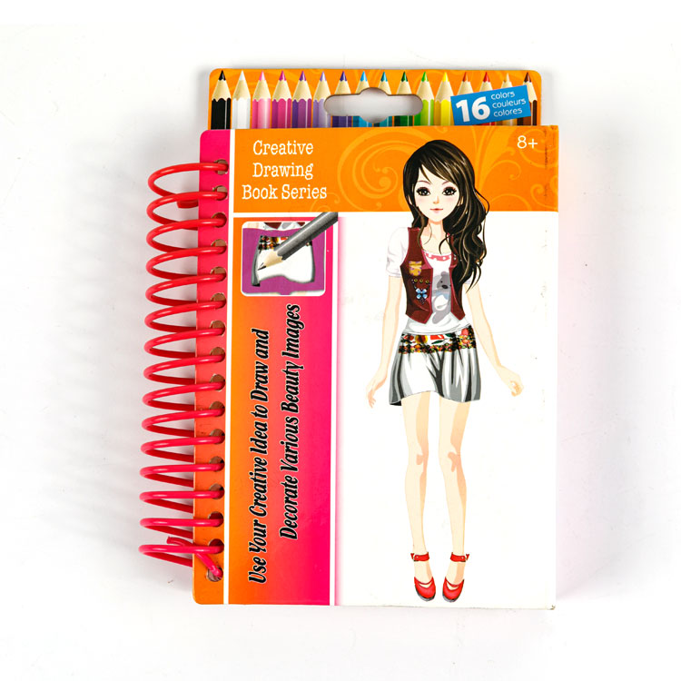 Sketch Book-Libro a spirale Big Eyes Gir