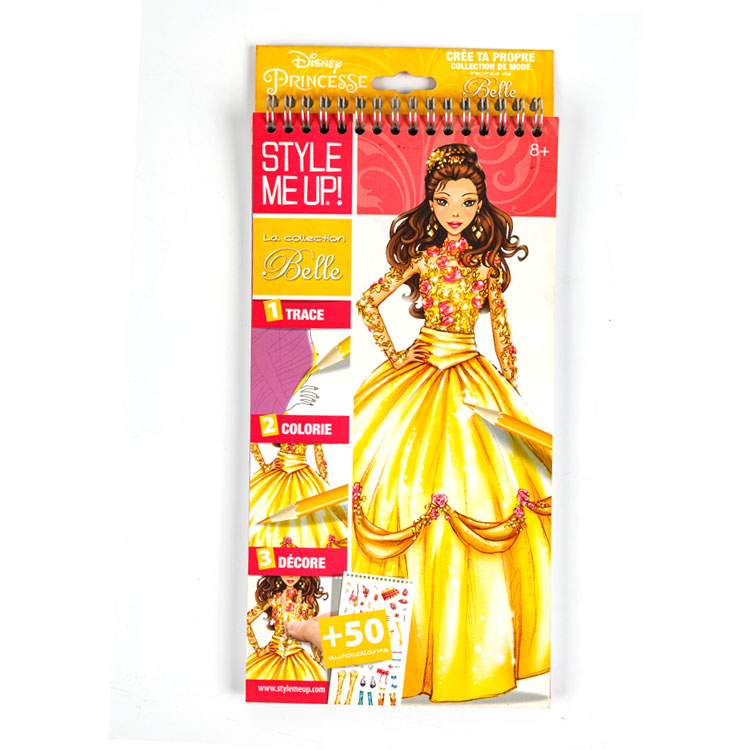 Sketch Book-Libro a spirale Golden Girl